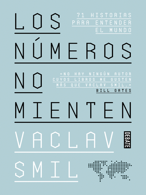 Title details for Los números no mienten by Vaclav Smil - Wait list